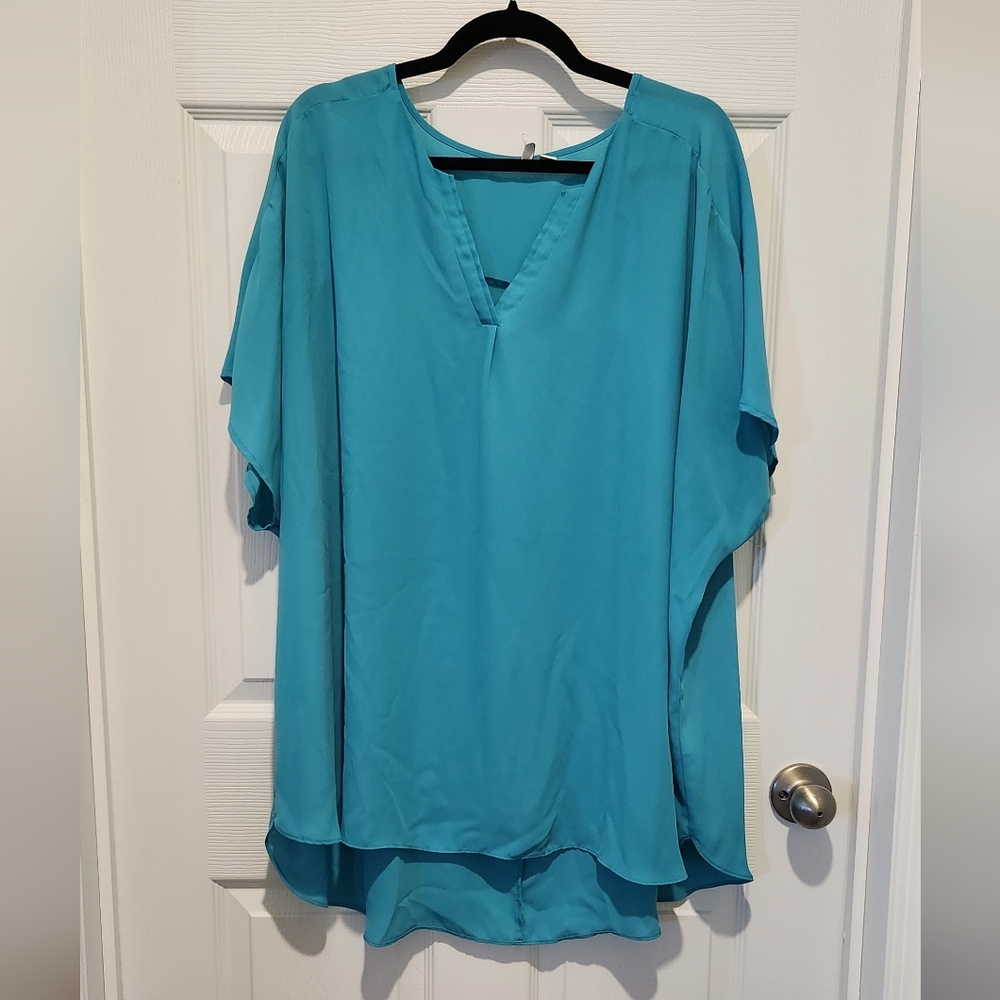 Cato Turquoise Women's Tunic Top